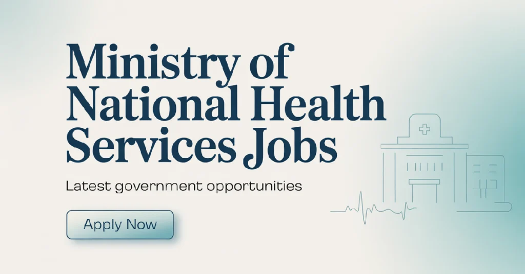 Ministry of National Health Services Islamabad Jobs