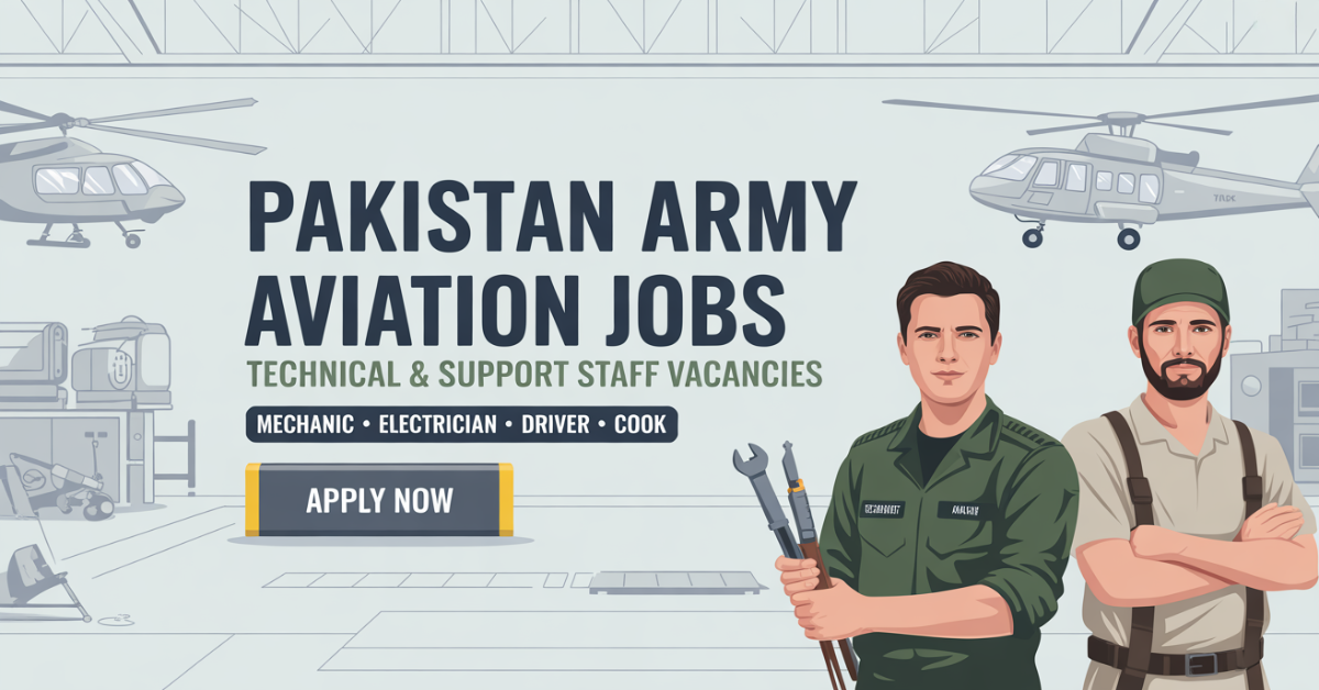 Pakistan Army Aviation Jobs