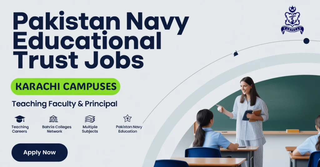Pakistan Navy Educational Trust Jobs