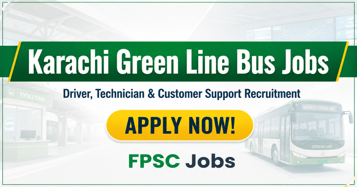 Karachi Green Line Bus Jobs