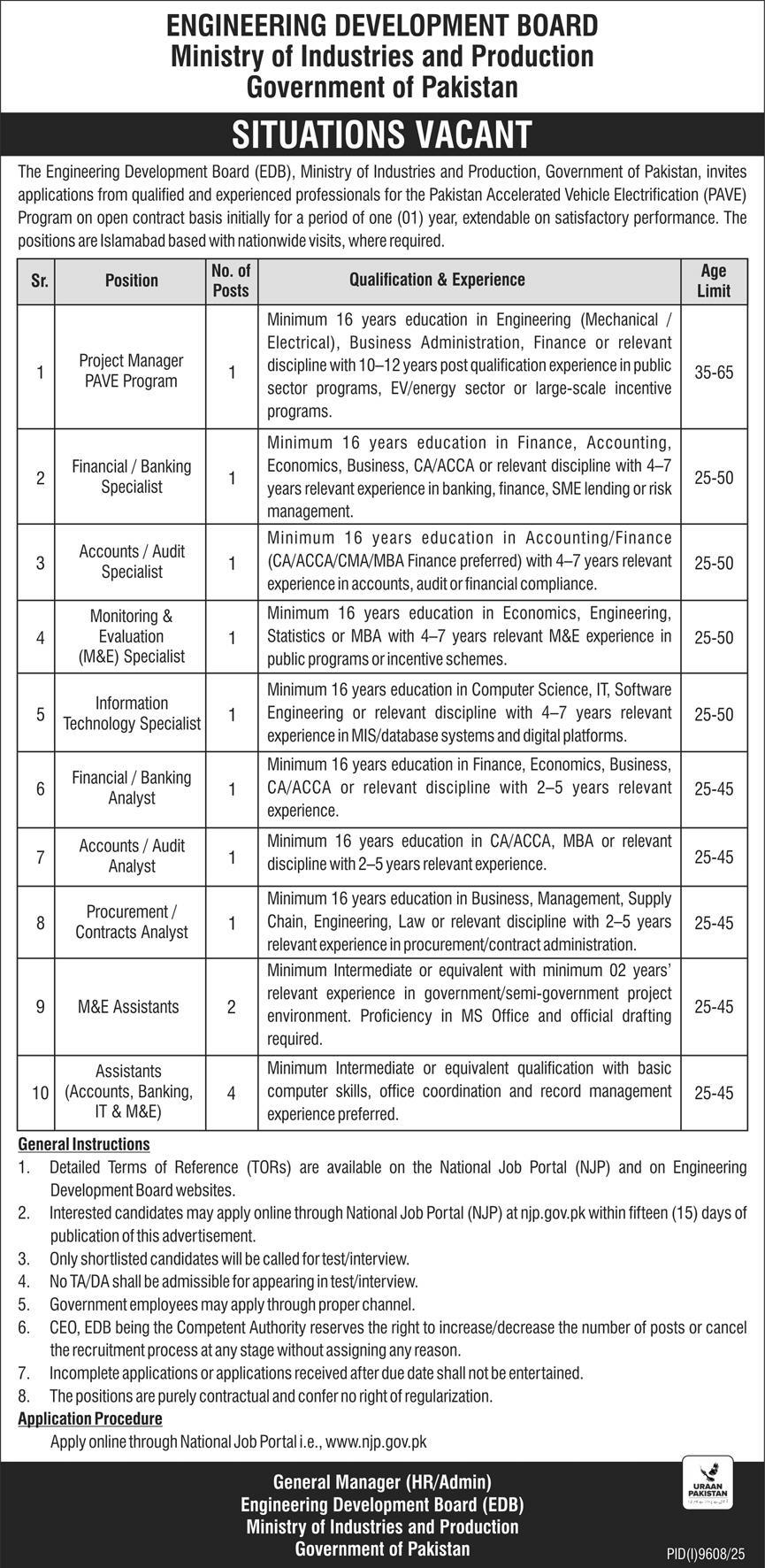 Ministry of Industries and Production Jobs 01